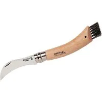 OPINEL Opinel Pilzmesser mit Wildschweinborsten, Nr. 08, Buche, rostfrei – Produktbild 1 von 1
