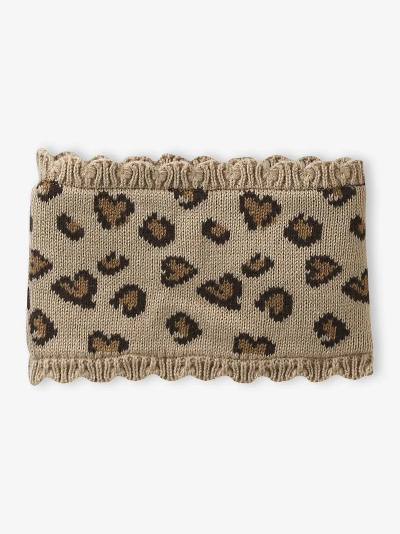 Vertbaudet Baby-Set aus Mütze mit Pompon, Taupe, – Produktbild 3 von 4