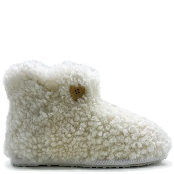 thies Home Stiefel aus Teddy-Schaffell "thies Shearling Boot", Creme (beige), – Produktbild 1 von 4
