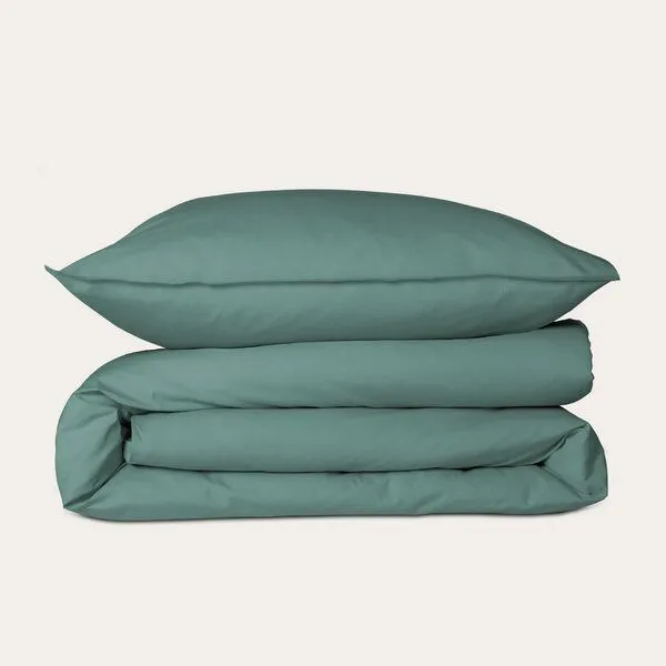 Kushel Towels Kushel Towels Bettwäsche SET aus Deckenbezug und Kissenbezug, Eucalyptus green (grün), – Produktbild 2 von 4