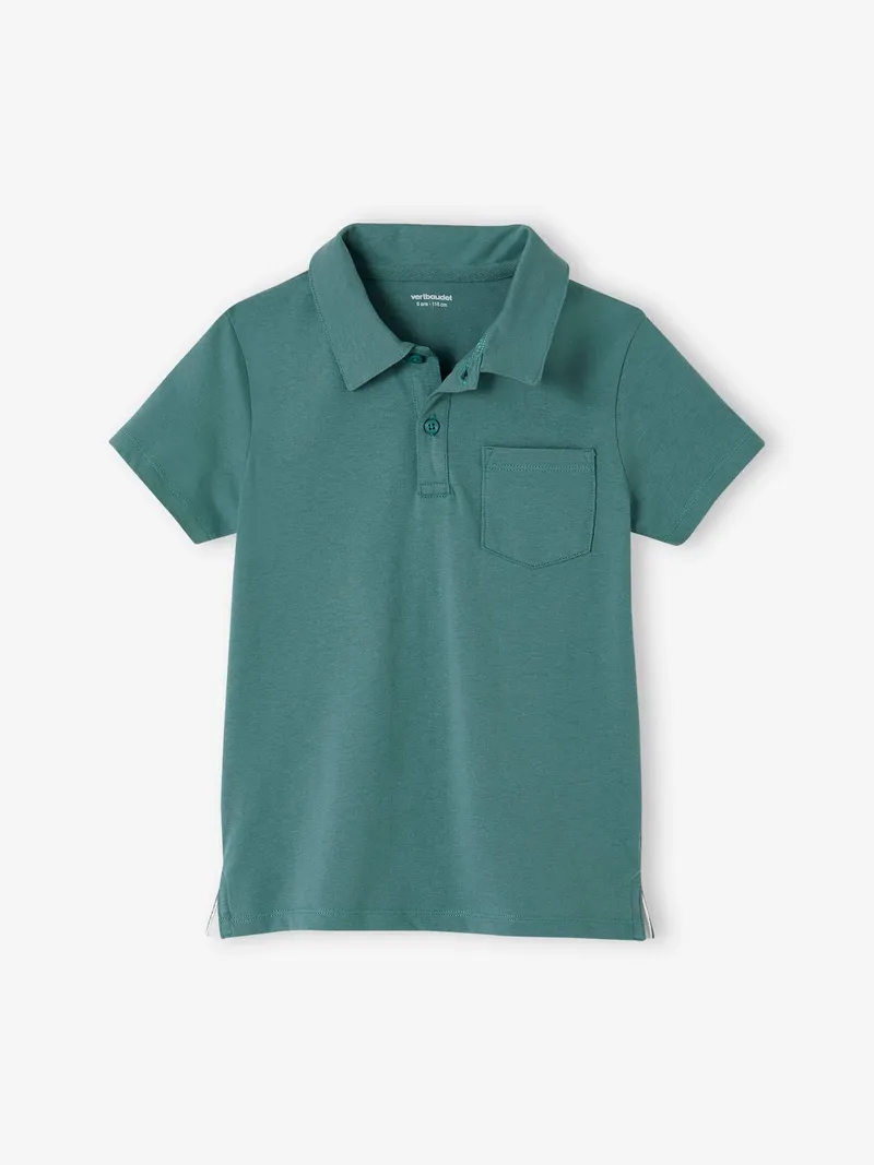 Vertbaudet 2er-Pack Jungen Poloshirts, Aqua, – Produktbild 2 von 3