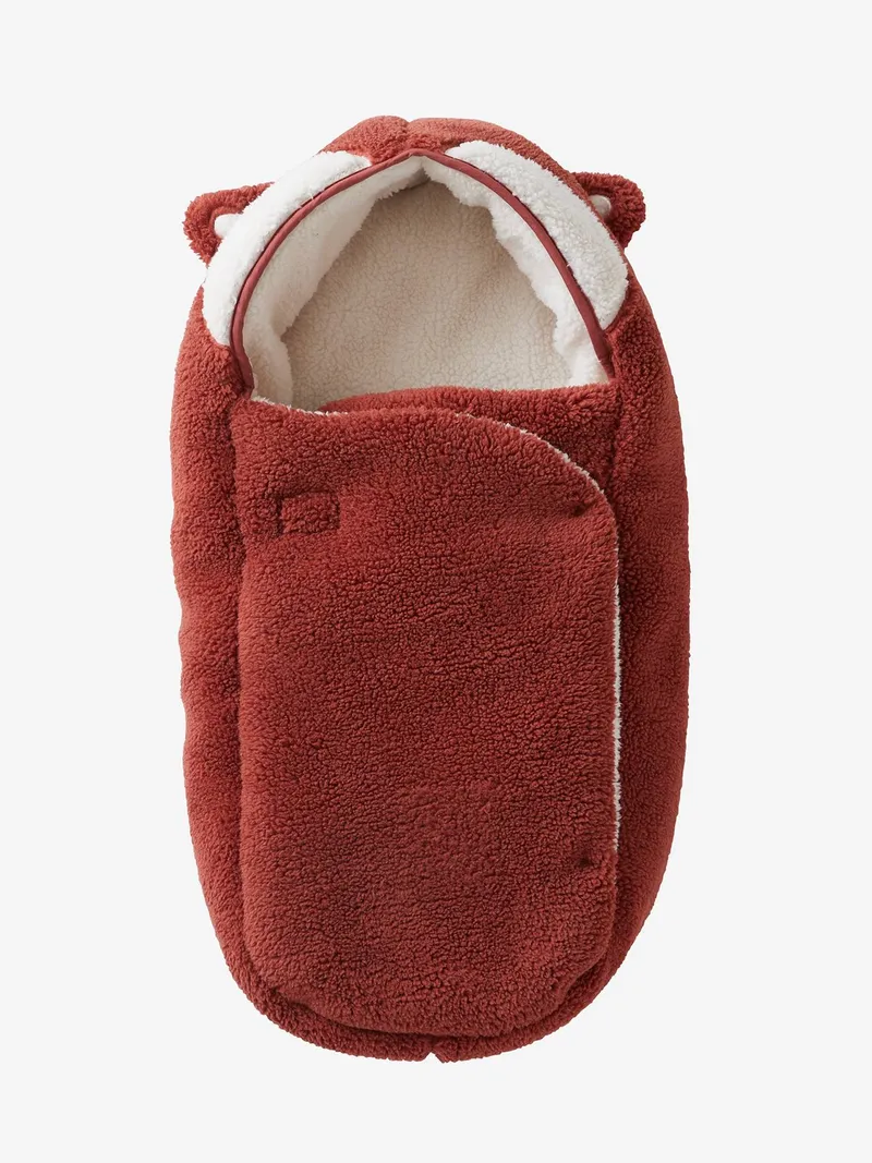 Vertbaudet Ausfahrsack FOXY für Babyschale & Babywanne, Ziegel, – Produktbild 3 von 4