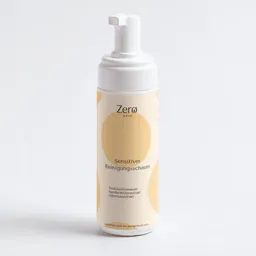 Zero Skin Zero Skin Sensitiver Reinigungsschaum - 150 ml - sanfte Make-up- & Gesichtsreinigung mit Bio-Rosenblütenwasser, Kamille & Calendula, beruhigende Pflege für ein frisches Hautgefühl – vegan & COSMOS Natural zertifiziert – Produktbild 1 von 1