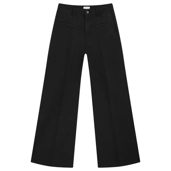 DAWN DAWN Weite Hose BLAZE Paper Touch Super Wide Leg Black – Produktbild 2 von 3