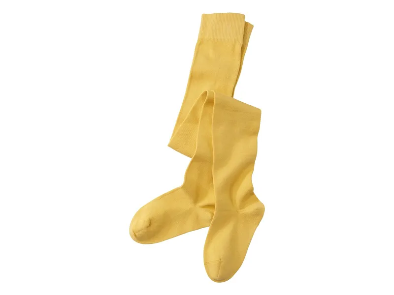 grödo Feine Kinder Strumpfhose Baumwolle (kbA) safran Gr.5-6, Gelb, – Produktbild 1 von 1