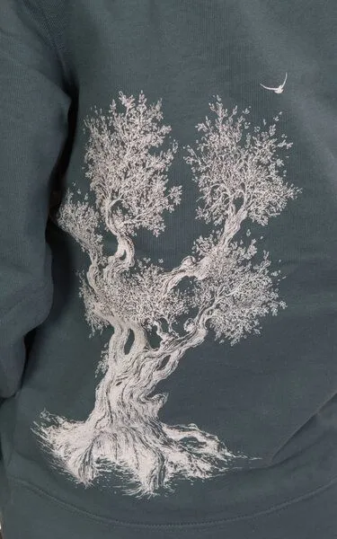 Life-Tree Life-Tree Fairwear Organic Hoodie Women Stargazer Olive Tree – Produktbild 4 von 4