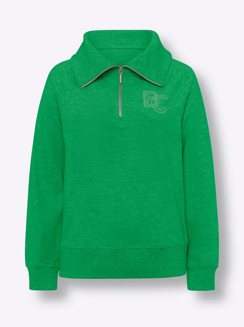 heine Sweatshirt grasgrün, Grasgrün, – Produktbild 1 von 2