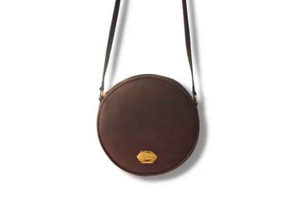 MATES OF NATURE MATES OF NATURE Circle Bag | Runde Korkleder-Handtasche, Mocca (braun), – Produktbild 1 von 4