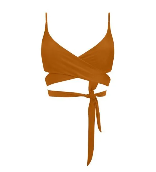 Anekdot Anekdot Bikini Top Lin, Ochre (brown), – Produktbild 4 von 4
