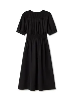 TWOTHIRDS TWOTHIRDS Damen vegan Kleid Vanavana Schwarz – Produktbild 1 von 1