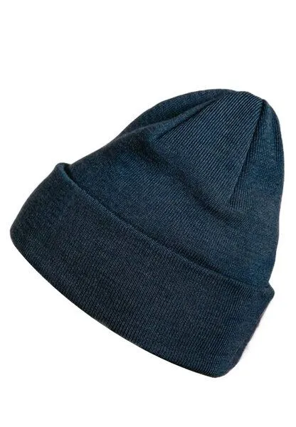 Lou-i Lou-i Mütze aus Merinowolle unisex, Jeansblau, – Produktbild 3 von 3