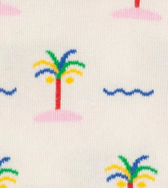 DillySocks DillySocks Socken Palm Paradise aus Biobaumwoll-Mix, Mehrfarbig, – Produktbild 2 von 4