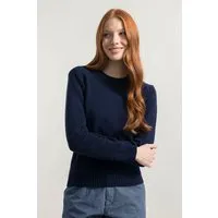 Rifò - Circular Fashion Made in Italy Rifò - Circular Fashion Made in Italy Damenpullover Laura aus recycelter Wolle, Blau, – Produktbild 1 von 1