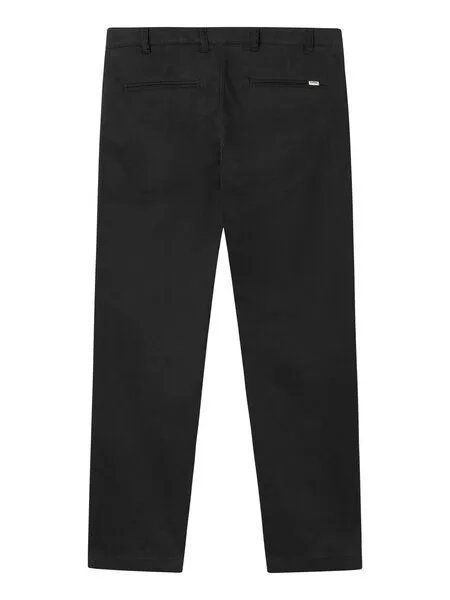 KnowledgeCotton Apparel KnowledgeCotton Apparel Chinohose - LUCA Slim Fit chino pant - mit Bio-Baumwolle, Schwarz (black jet), – Produktbild 7 von 8