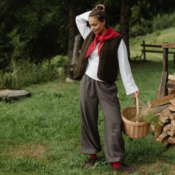 NORDLICHT NORDLICHT Dreiecksschal Vea klein, Rot, – Produktbild 3 von 4