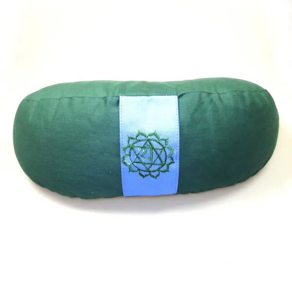 Just Be Just Be Chakra Meditations- und Yogakissen, Halbmond, Grün, – Produktbild 1 von 3