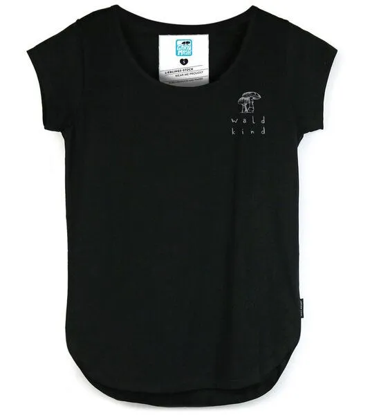 Gary Mash GARY MASH Shirt Asheville waldkind aus Biobaumwolle, Schwarz, – Produktbild 1 von 4