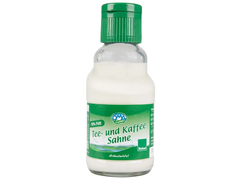 Öma ÖMA Bio-Tee- und Kaffeesahne, 165 g – Produktbild 1 von 1