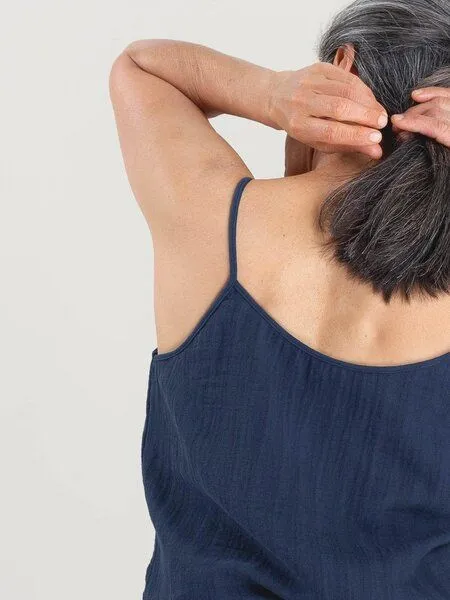 erlich textil erlich textil Finja Mousseline Top aus Bio-Baumwolle, made in Europe, Mitternachtblau, – Produktbild 8 von 8