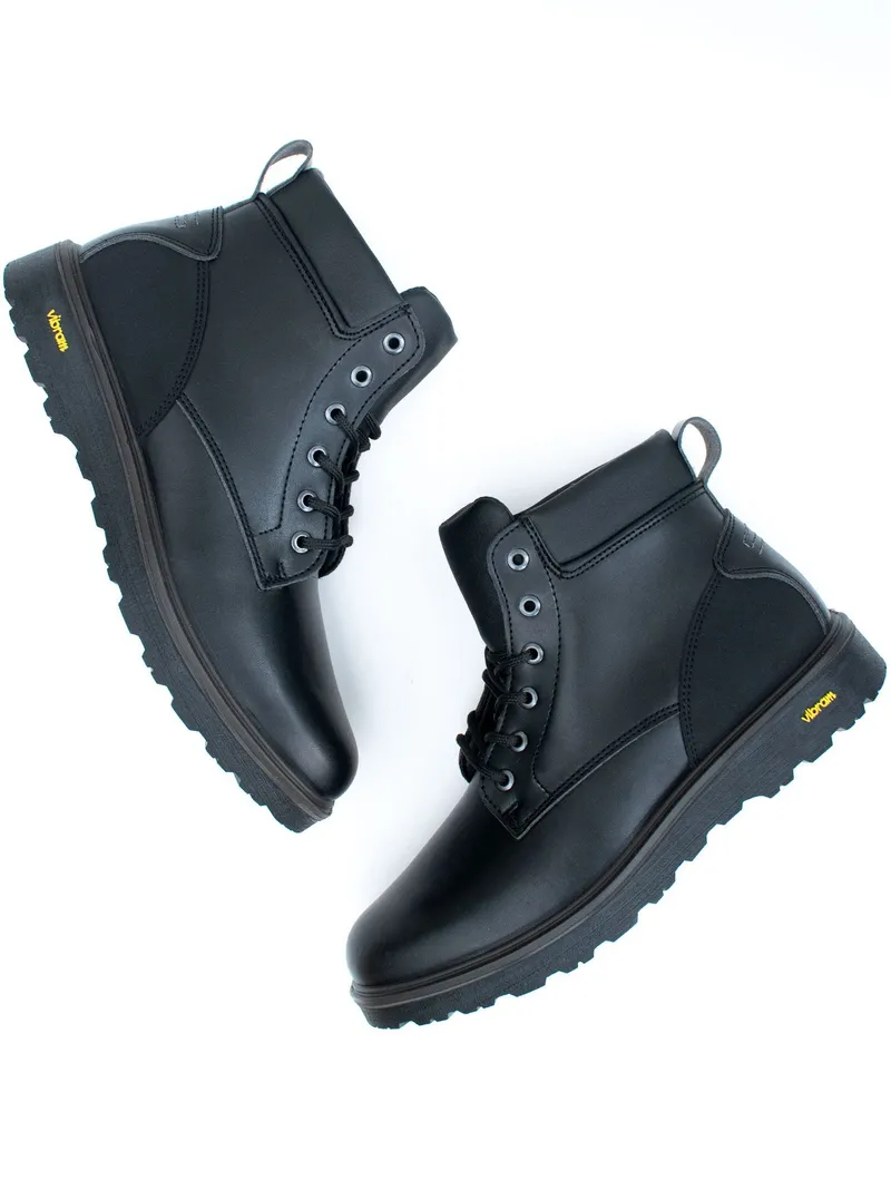 Will's Vegan Store Will's Vegan Store Herren vegan Schuhe Wasserdicht Urban Schwarz, Schwarz, – Produktbild 2 von 2