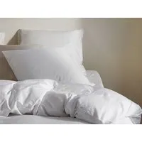 Yumeko Kissenbezug "Yumeko" aus Baumwollsatin, Pure white, – Produktbild 1 von 1