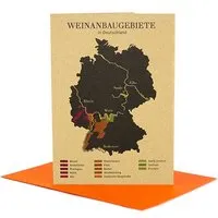 Bow & Hummingbird Bow & Hummingbird Grußkarte Weinanbau in Deutschland – Produktbild 1 von 1