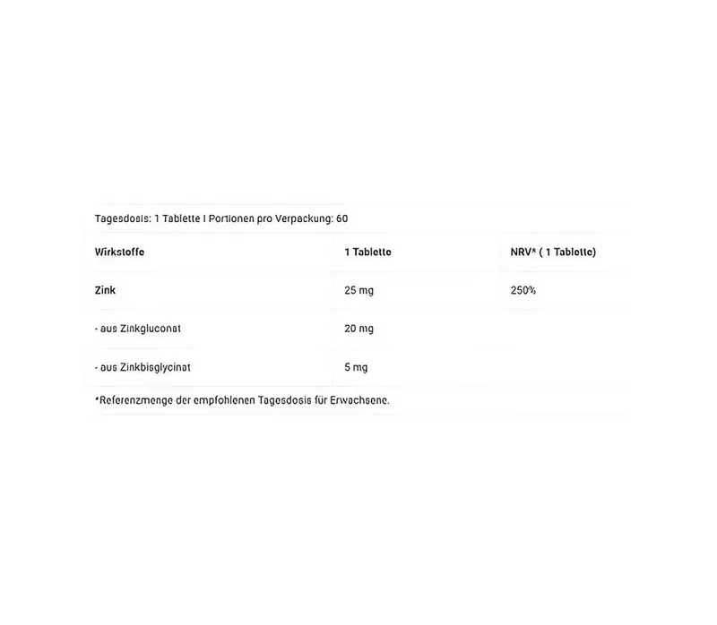 BioTech USA BioTech USA BioTech Zinc Duo (60 Tabletten) Tabletten, 70 g – Produktbild 2 von 3