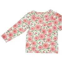 Pigeon by Organics for Kids Pigeon by Organics for Kids Kinder-Langarmshirt mit Aufdruck, Rosa/grün (mit blumenaufdruck), – Produktbild 1 von 1