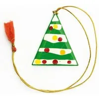 El Puente El Puente Hängedeko "Weihnachtsbaum" | Fair Trade & Handmade aus Indien – Produktbild 1 von 1