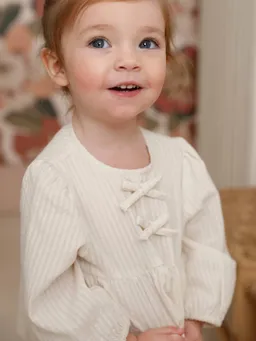 Vertbaudet Bluse Mädchen Baby mit Schleifen – Produktbild 1 von 1