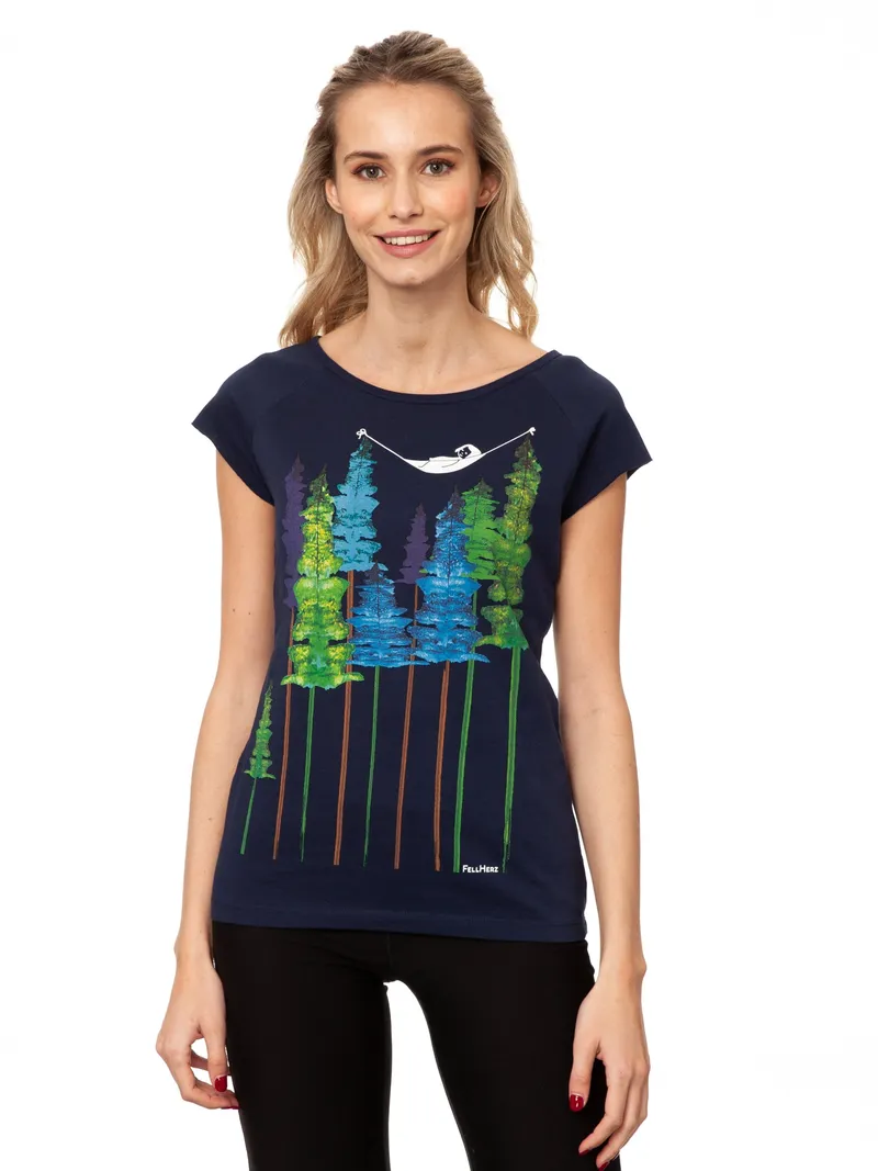 FellHerz Wood Girl Cap Sleeve midnight - S – Produktbild 1 von 1