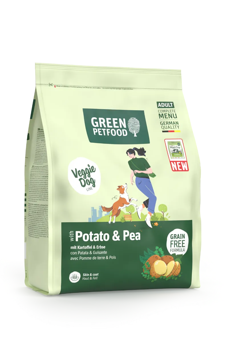 Green Petfood Green Petfood with Potato & Pea 5x 900g, Grün, – Produktbild 1 von 1