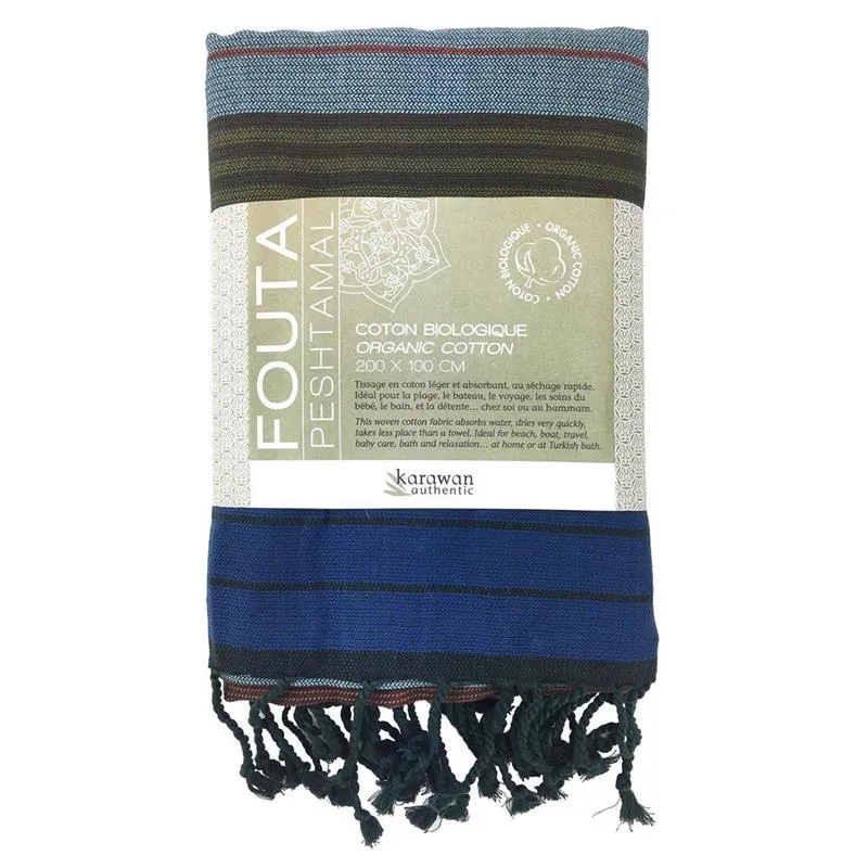 Karawan Karawan Fouta EBENE, Celeste, – Produktbild 1 von 1