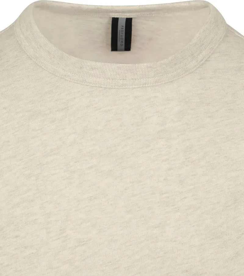 Profuomo Profuomo Longsleeve T-Shirt Ecru - Größe S, Wollweiß, – Produktbild 3 von 4