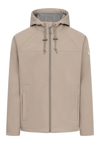 derbe derbe Softshelljacke „Isleby“, Cobblestone neutral gray, – Produktbild 2 von 4