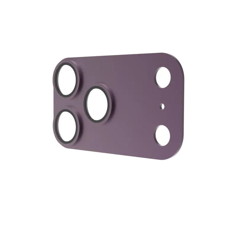 Hama Hama Kameraschutz "Cam Protect Pro" für Apple iPhone 18 Pro, Dunkelrot, – Produktbild 3 von 5