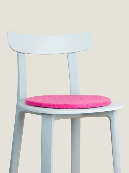 myfelt myfelt Flachfilz Sitzauflage (⌀ 36 cm, 36 x 36 cm), Pink (lilli), – Produktbild 4 von 4