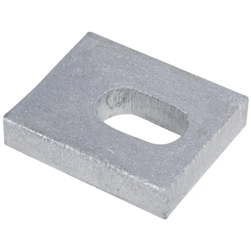 Alberts ALBERTS U-Scheibe für Zuganker, feuerverzinkt, Tiefe: 50 mm, Breite: 40 mm – Produktbild 1 von 1