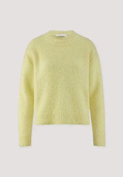 hessnatur hessnatur Pullover Relaxed aus Alpaka mit Bio-Baumwolle, Zitronengras, – Produktbild 4 von 4