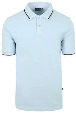 Suitable Suitable Respect Poloshirt Tip Ferry Hellblau - Größe XL – Produktbild 1 von 1
