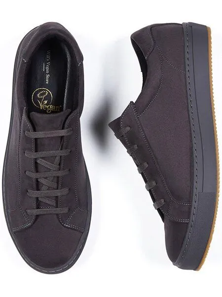 Will's Vegan Shop Will's Vegan Shop Farbige Sneaker Veganes Wildleder Herren, Schwarz veganes wildleder, – Produktbild 3 von 3