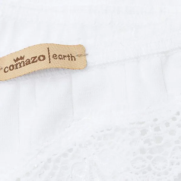 comazo|earth comazo|earth Fairtrade Jazz-Pants low cut, Weiss, – Produktbild 3 von 5