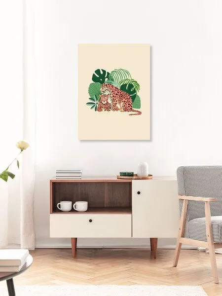 Photocircle Photocircle Poster / Leinwandbild - Blush Jaguars – Produktbild 3 von 4