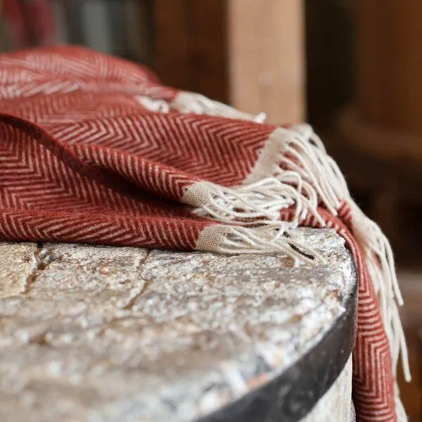 MoST Blankets MoST Blankets Wohndecke Denver Terra aus neuseeländischer Wolle – Produktbild 4 von 4