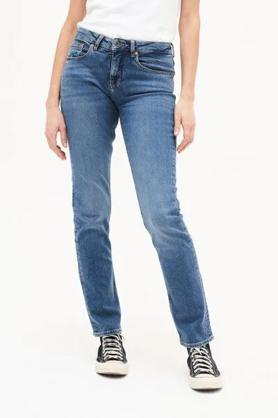 Kuyichi Kuyichi Jeans - Straight Fit - Sara, Blue, – Produktbild 5 von 5