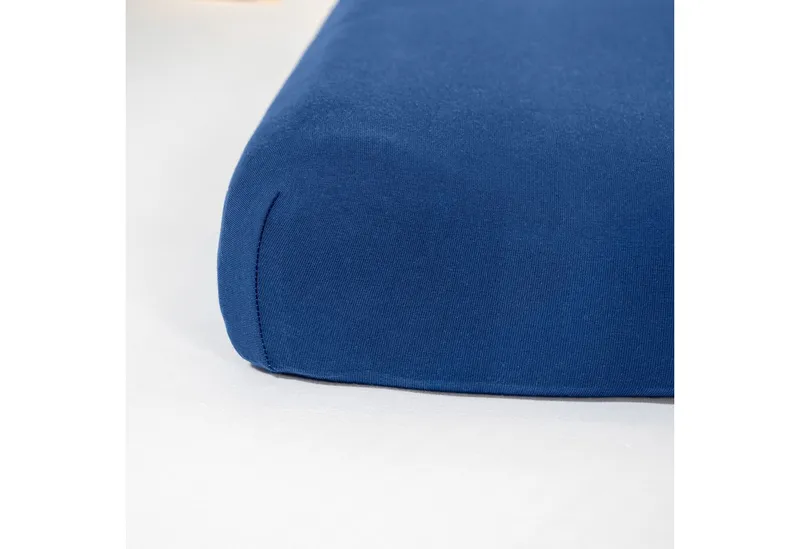 Traumschloss Kissenbezug Flex, (1 Stück), Edel-Jersey, mit Reißverschluss, Seitenschläferkissen, Blau, – Produktbild 3 von 5