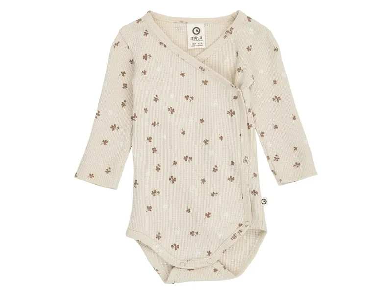 Müsli by Green Cotton Müsli by Green Cotton Baby Wickelbody rip, Natur, – Produktbild 1 von 1