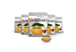 Tassimo Tassimo Kaffee Kapseln Jacobs Latte Macchiato Caramel T Discs 40 Getränke, (Packung, 5er Pack) – Produktbild 1 von 1