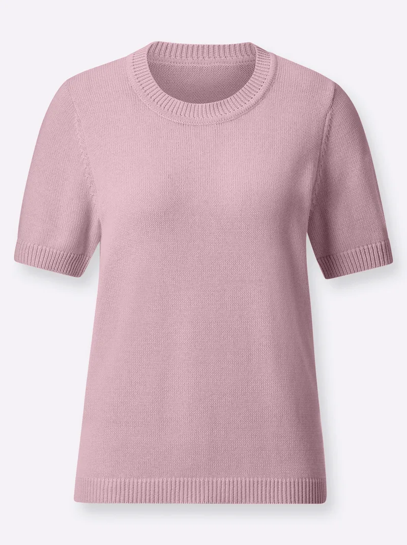 Witt Kurzarmpullover, Altrosé, – Produktbild 2 von 2