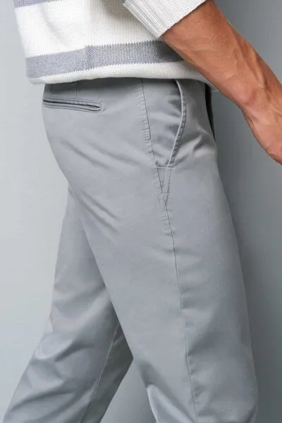 M 5 BY MEYER M 5 BY MEYER Ultraleichte Sommer Baumwollchino, Grau (grau), – Produktbild 4 von 4